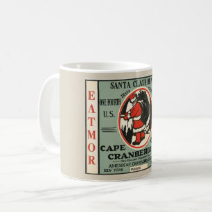 Café Caneca de Cranberries Papai Noel