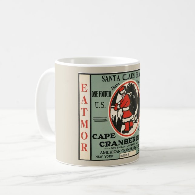 Café Caneca de Cranberries Papai Noel (Frente Esquerda)