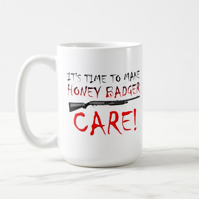 Café Caneca de Cuidados do Texugo Melífero (Esquerda)