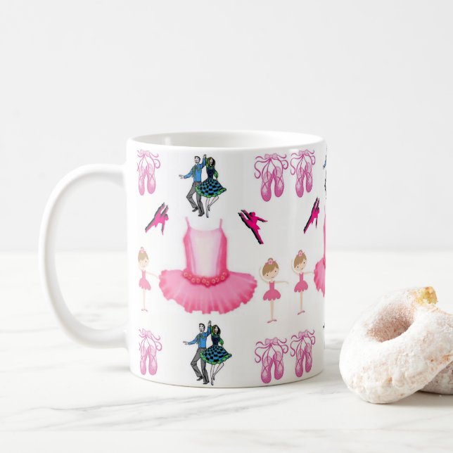 Café Caneca de Dança (Com Donut)
