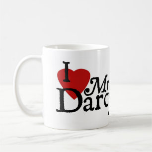 Café Caneca de Darcy do coração de Jane Austen