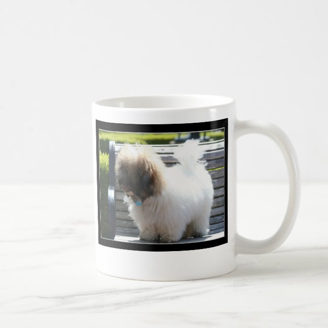 Café Caneca de de Tulear Filhote de cachorro do algodão (Direita)