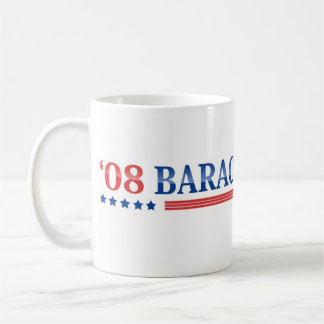 Café Caneca de Democrata Obama 2008