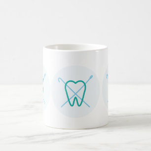 Café Caneca de Dentista Minimalista – Nome Personalizad