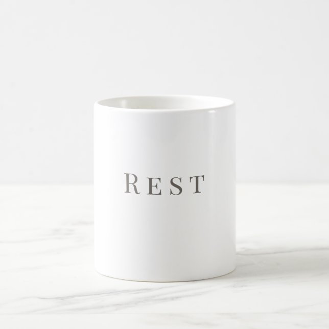 Café Caneca de Descanso – Design de Tipografia Minimali (Centro)
