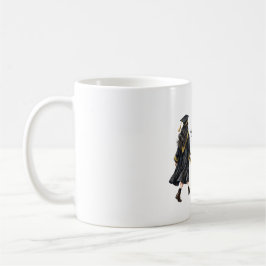 Café Caneca de desejo de graduação com nome personaliza