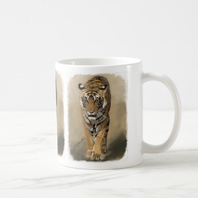 Café Caneca de desengaço do tigress (Direita)