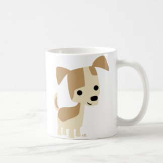 Café Caneca de desenho animada inquisitiva