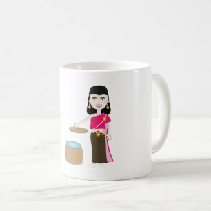 Café caneca de desenho animado