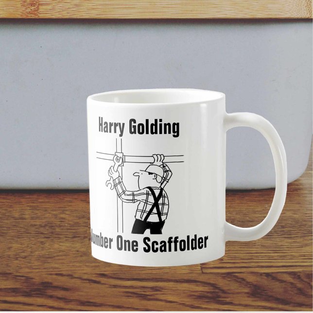 Café Caneca de desenho animado de andaime para adiciona (Criador carregado)
