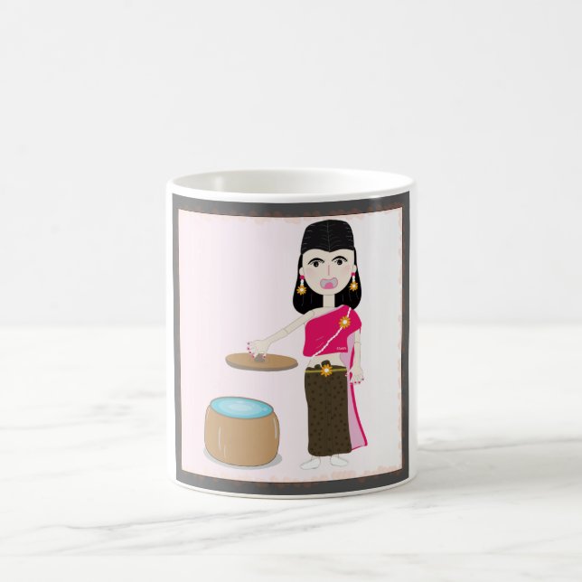Café Caneca de desenho personalizado tailandês (Centro)