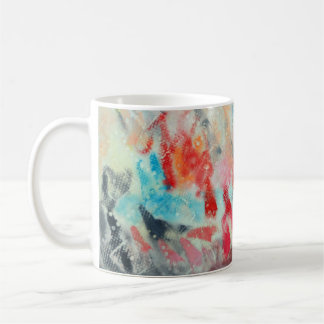 Café caneca de design abstrata