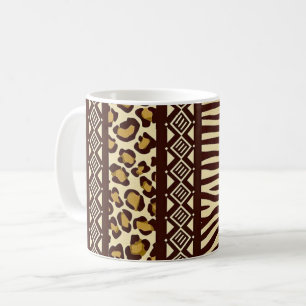 Café Caneca de Design Africano Boêmio