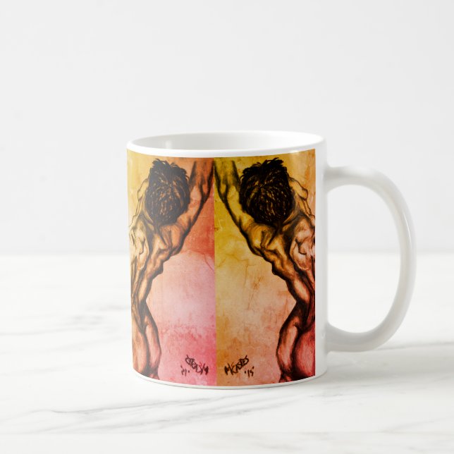Café caneca de design artístico velhos mestres figura 2 (Direita)