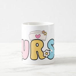 Café caneca de design da celebração da vida de enfermei