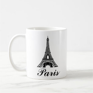 Café Caneca de Design da Torre Eiffel de Paris