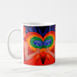 Café caneca de design de arte conversa rep