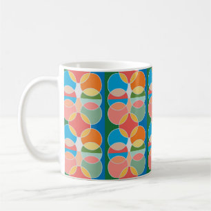 Café Caneca de design de círculos lúdicos modernos