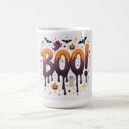 Café Caneca de Dia das Bruxas Spooky - Design de beleza