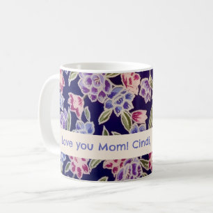 Café Caneca de Dia das Mães Amor Floral