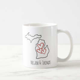 Café Caneca de Dia dos Namorados com Nome Personalizado