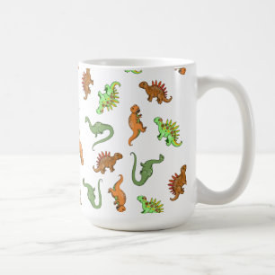 Café Caneca de Dinossauro Fofo