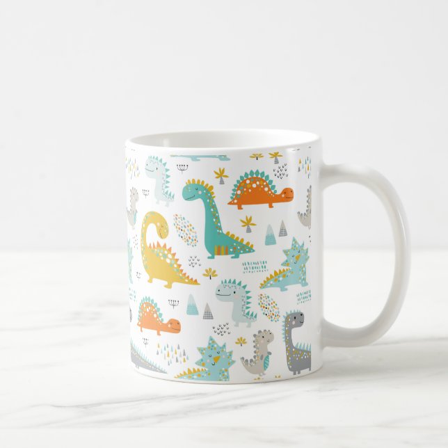 Café Caneca de dinossauro para crianças (Direita)