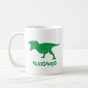 Café Caneca de Dinossauro Personalizada, Presente Diver