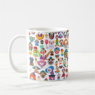 Café Caneca de Diversão do Circo de Palhaço