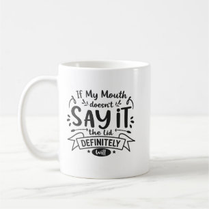 Café Caneca de dizer sarcástico, Top de dizer engraçado