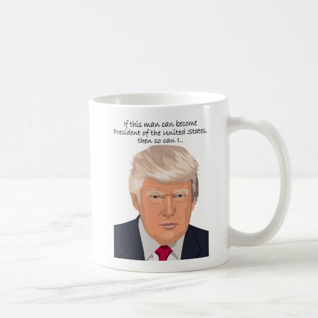 Café Caneca de Donald Trump. Se este homem pode ser (Direita)