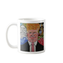 Caneca de Donald Trump "Trumpy": POTUS 45