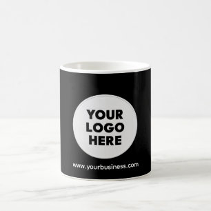 Café Caneca de duas cores promocional com logotipo empr