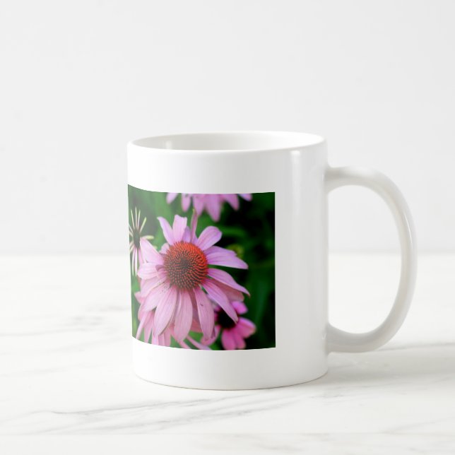 Café caneca de echinacea rosa (Direita)