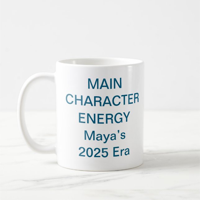 Café Caneca de Energia do Personagem Principal – Citaçã (Esquerda)