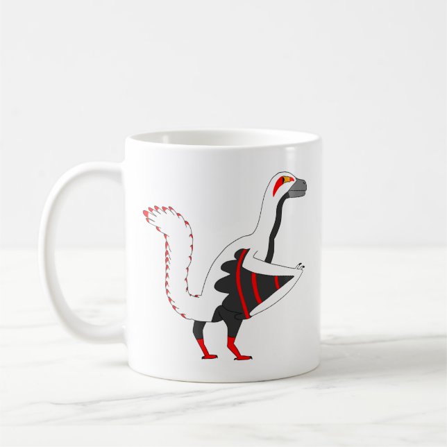 Café Caneca de Energia Pré-Histórica Archaeopteryx Ave  (Esquerda)