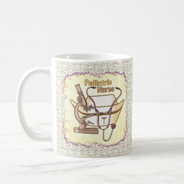 Café Caneca de Enfermeira Pediátrica  (Esquerda)