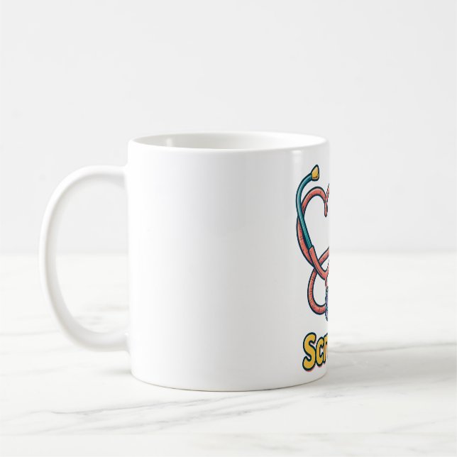 Café Caneca de Enfermeira Vida de Scrubs (Esquerda)