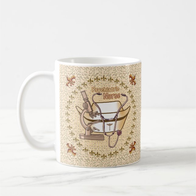 Café Caneca de Enfermeiro Psiquiátrico (Esquerda)