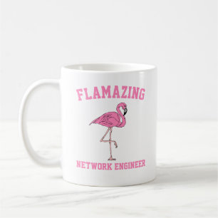 Café Caneca de Engenheiro de Rede Flamazing