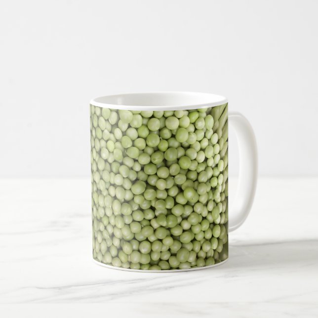 Café Caneca de Ervilhas da Primavera (Frente Esquerda)