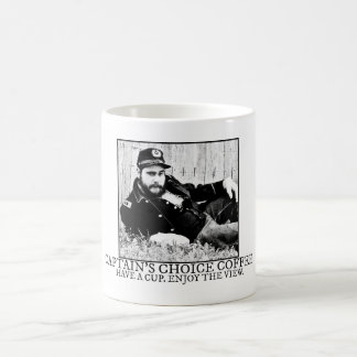 Café Caneca de Escolha do capitão Botão