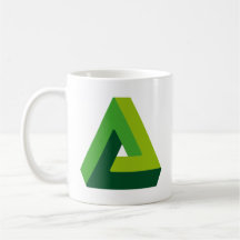 Caneca de escritório de ilusão óptica