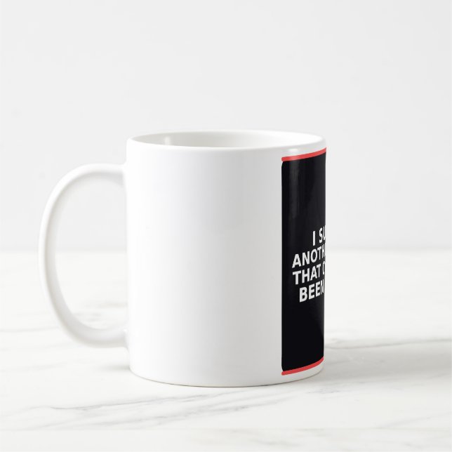Café Caneca de Escritório Divertida - Sobrevivi a Outra (Esquerda)