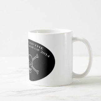Café Caneca de esqueleto da guerra