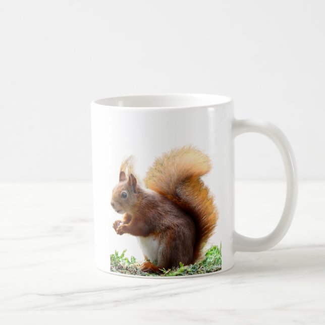 Café Caneca de Esquilo Curioso (Direita)