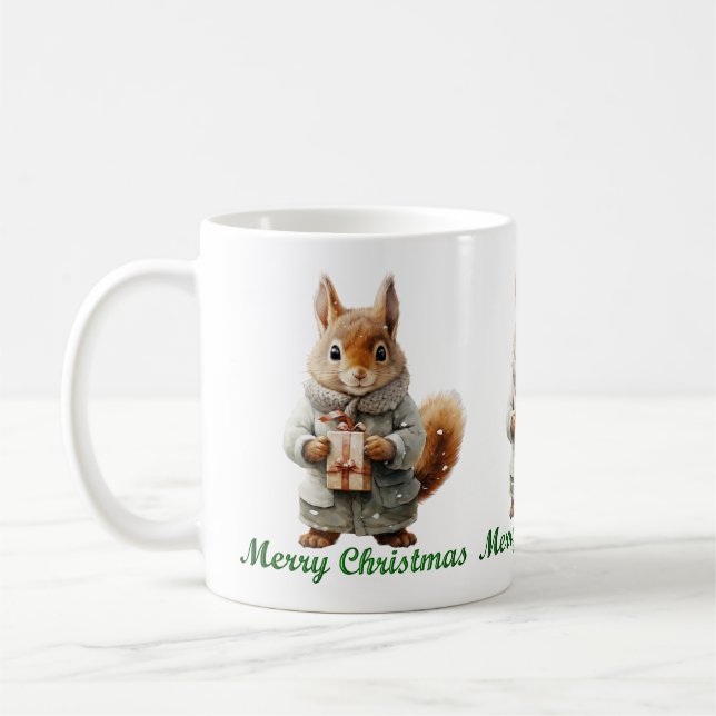 Café Caneca de Esquilo de Natal (Esquerda)