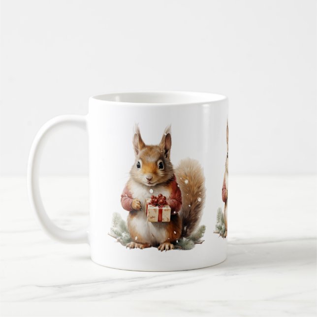 Café Caneca de Esquilo de Natal (Esquerda)