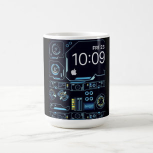 Café Caneca de Estação de Trabalho Minimalista para Esp