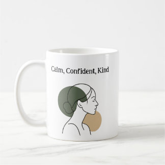 Café Caneca de Estilo Boho – Confiança Calma